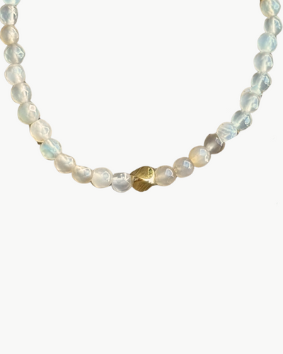 SKINNY CHARM BRACELET IN FADED CLEAR