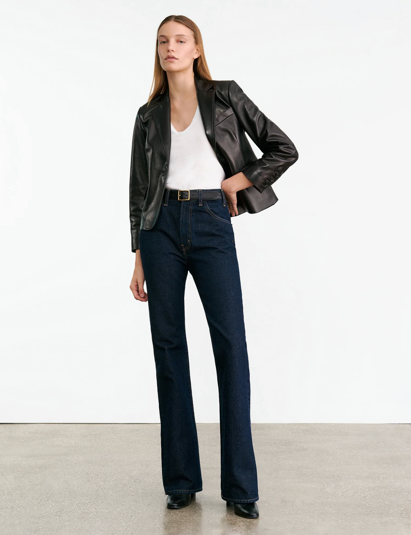 JOAN JEAN IN INDIGO RINSE