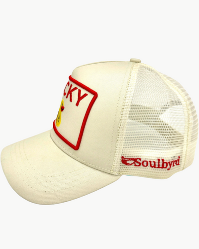 LUCKY DUCK TRUCKER IN CREAM