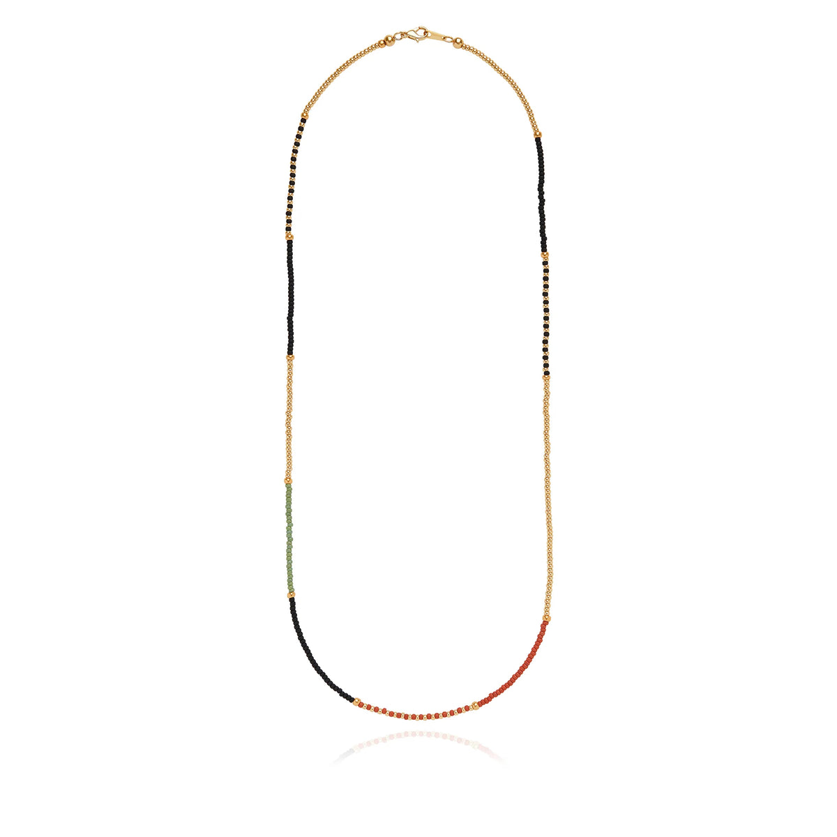 Anna Beck Rudo Beaded Necklace - 16” at Romi Boutique
