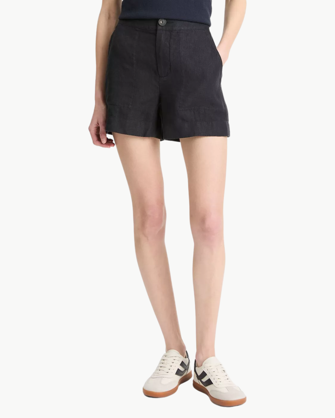 MID RISE HEMP SHORT IN NIGHT LAKE