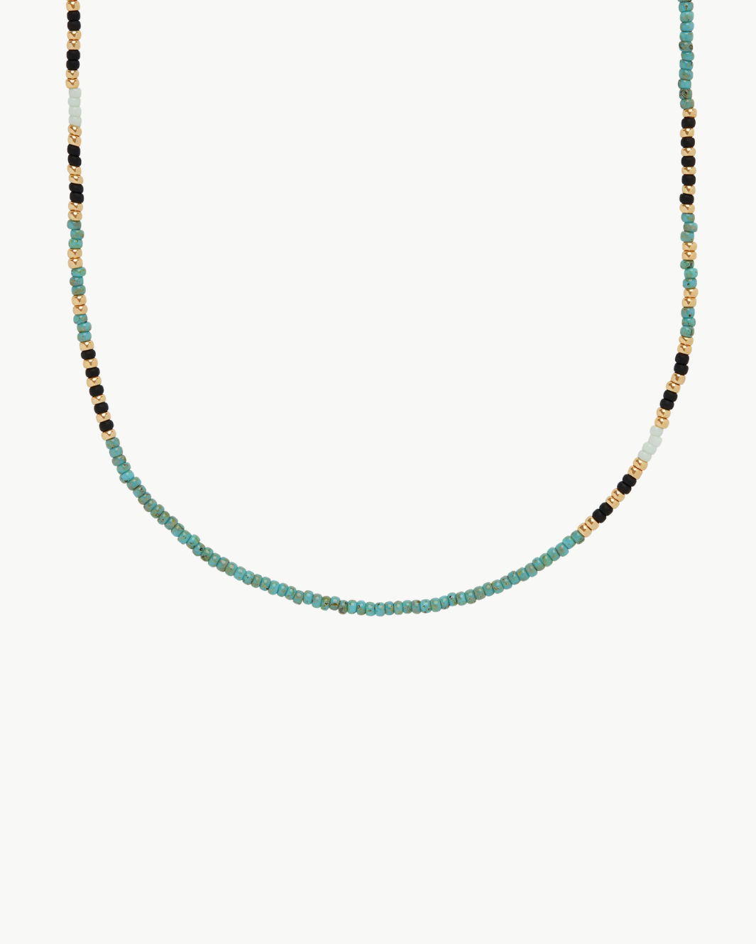 Anna Beck Mutsa Beaded Necklace - 42” at Romi Boutique