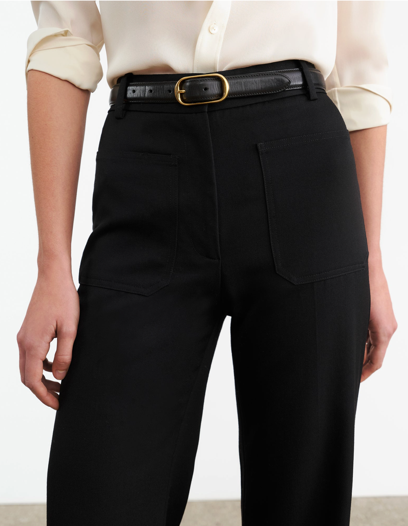 CHRISTOPHE PANT IN BLACK - Romi Boutique