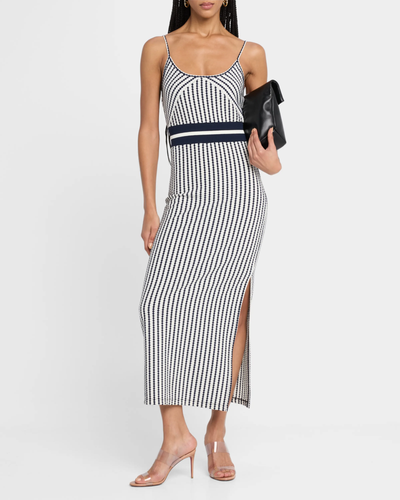 HOLLIS DRESS IN SPRING NAVY