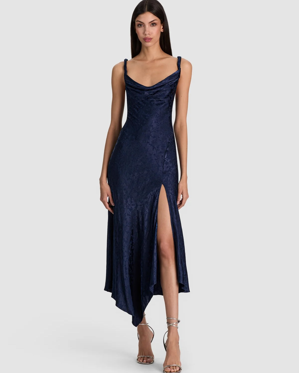 Monique Twist Strap Midi Dress