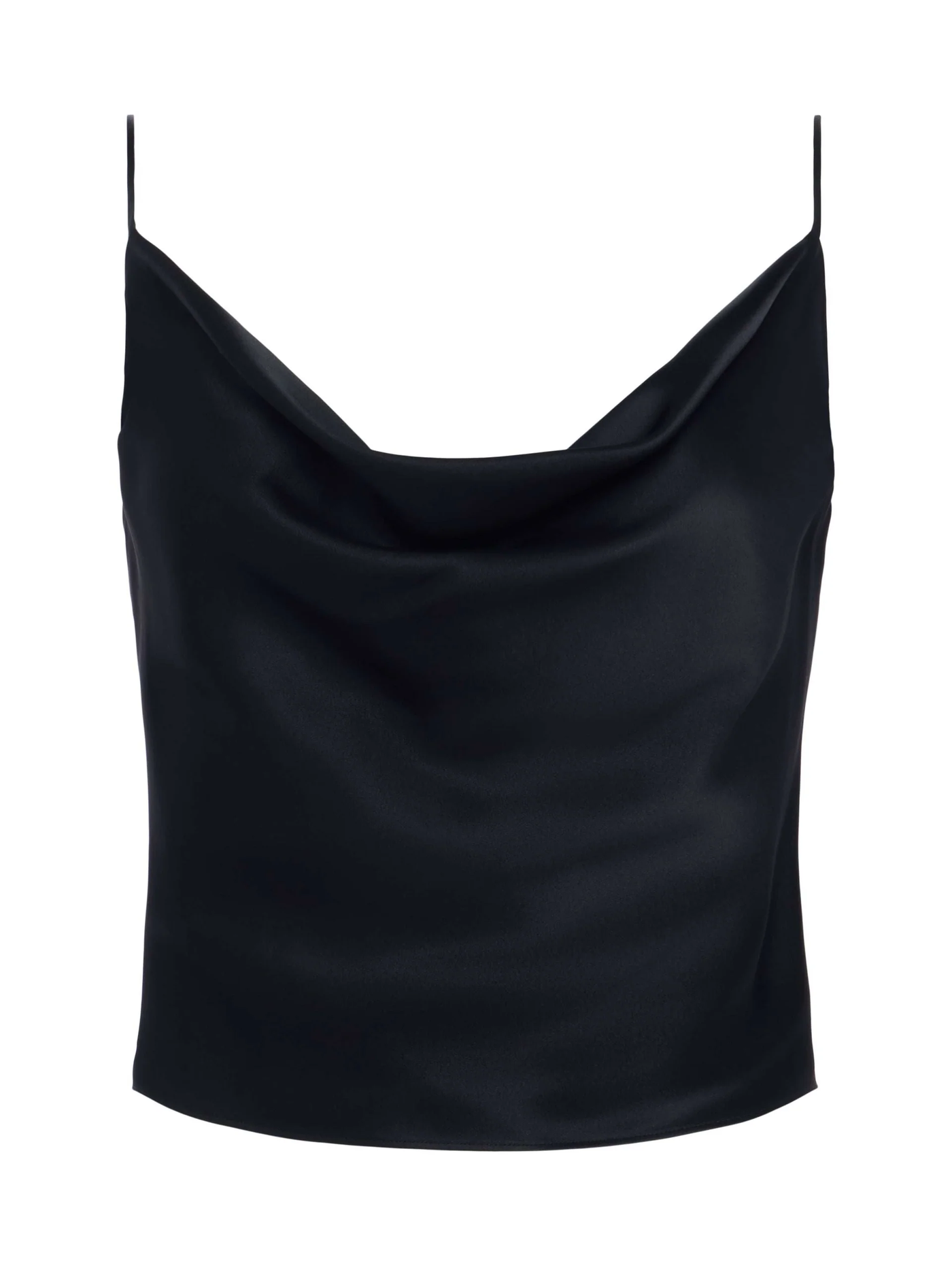 CALISTA SILK CAMISOLE IN BLACK