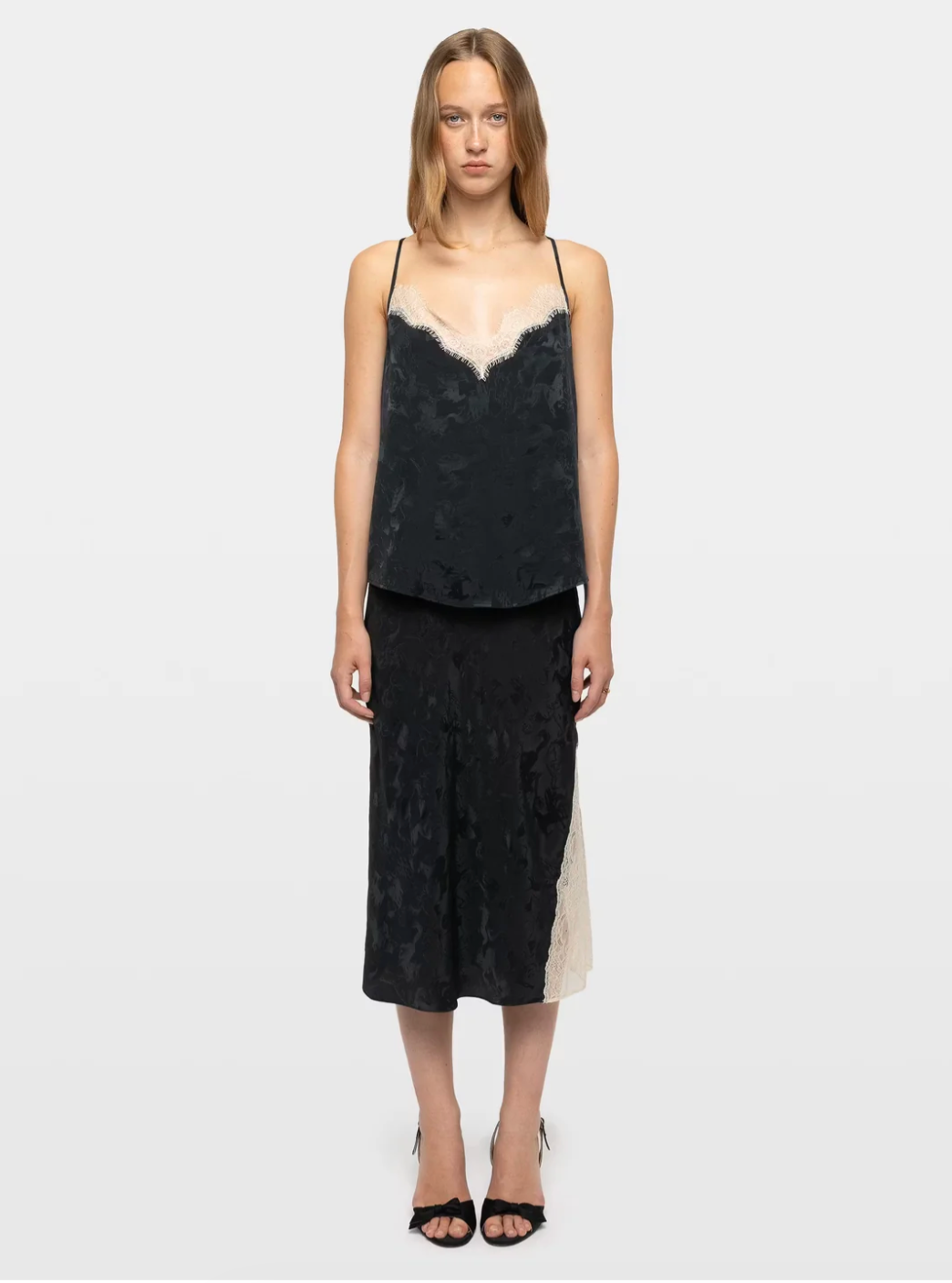 Zadig & Voltaire Jayla Silk Skirt at Romi Boutique
