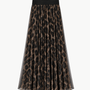 Loyd/Ford Chiffon Skirt with Mesh Overlay at Romi Boutique