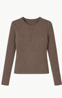 Autumn Cashmere RIB CREW at Romi Boutique