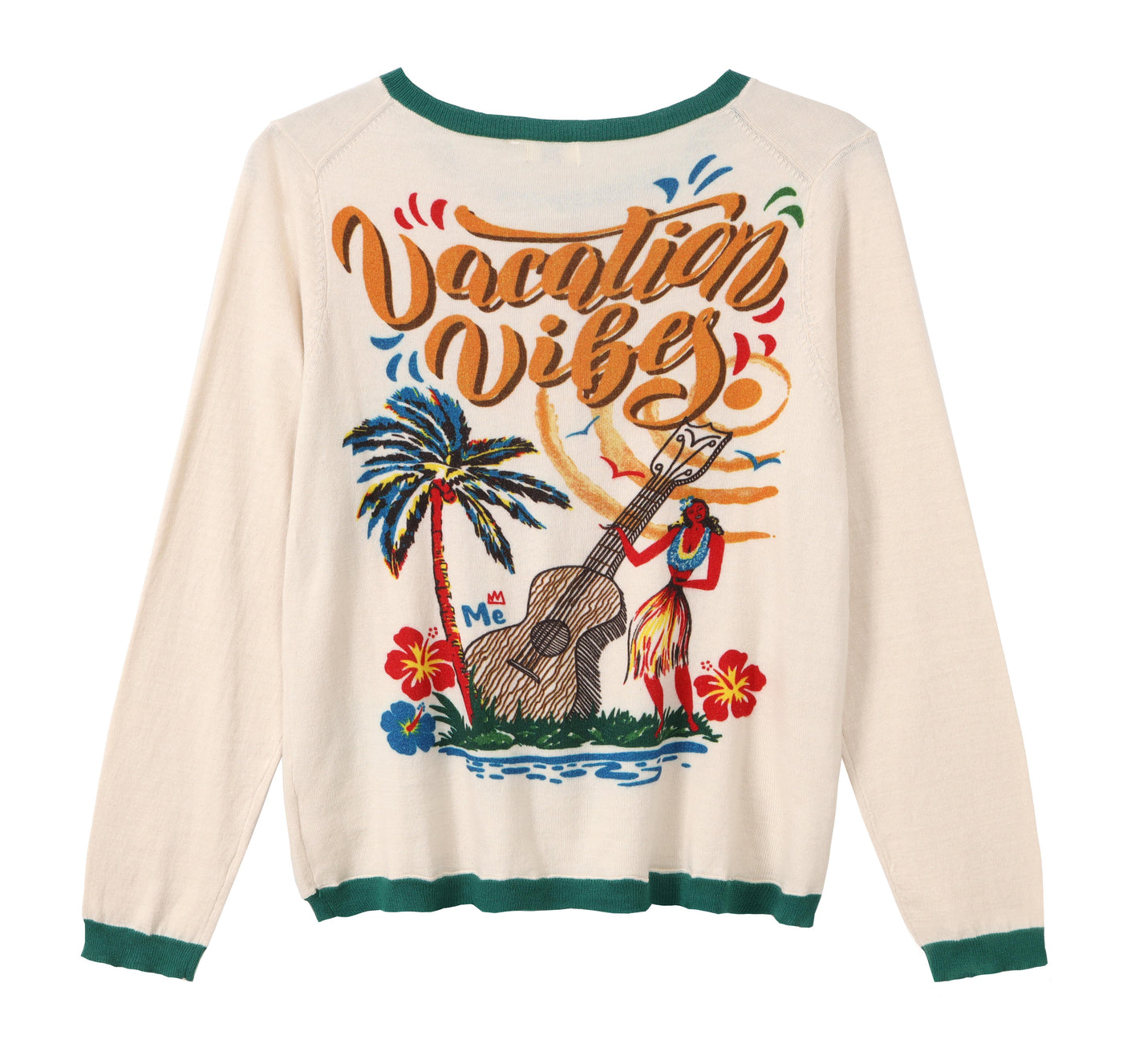 JAN COTTON CARDIGAN IN GUITAR - Romi Boutique