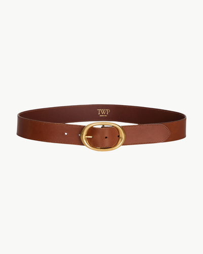 WIDE BELT IN COGNAC - Romi Boutique
