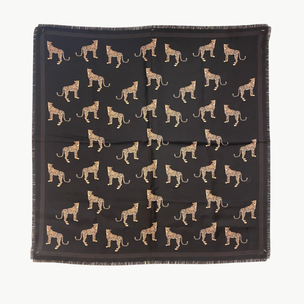 Cheetah Silk Scarf