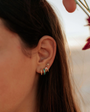 Romi Az Turquoise Hoops at Romi Boutique