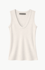 Enza Costa TEXTURED RIB SLEEVELESS U at Romi Boutique