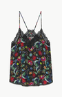 Zadig & Voltaire CHRISTY SOFT VIRGIN GARDEN CAMISOLE at Romi Boutique