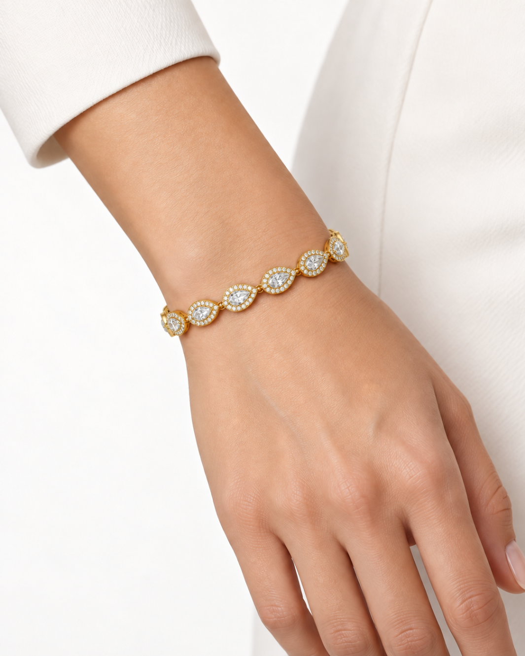 Georgian Oval Diamond Bracelet