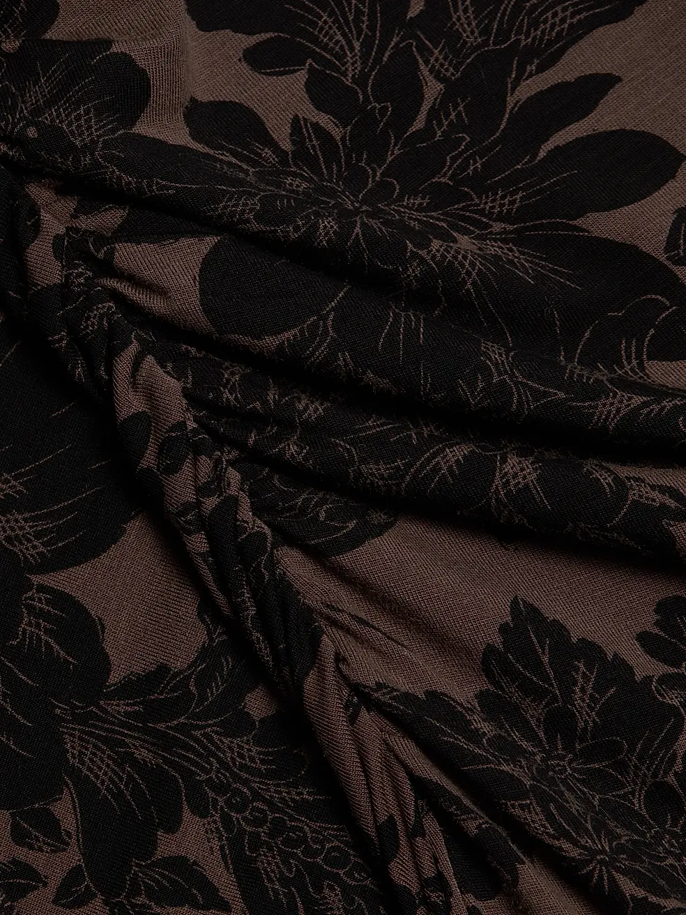 THEODORA DRESS IN DARK LICHEN/BLACK - Romi Boutique