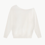 COTTON CASHMERE OFF THE SHOULDER TOP