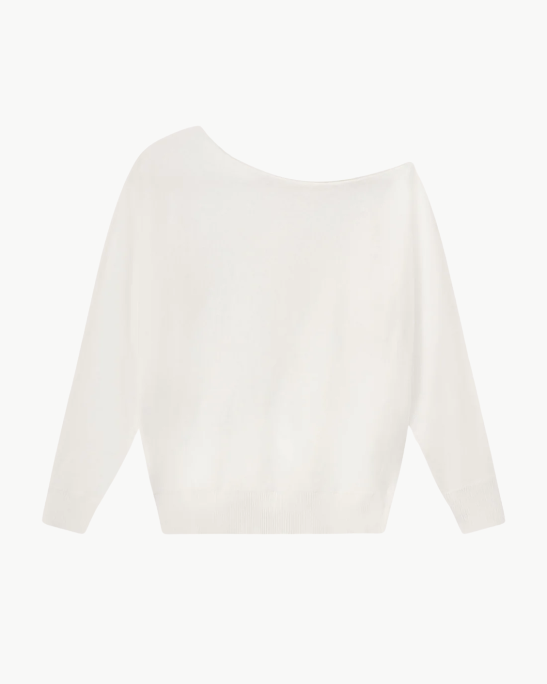 COTTON CASHMERE OFF THE SHOULDER TOP
