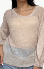 Brazeau Tricot Ballet Topper at Romi Boutique
