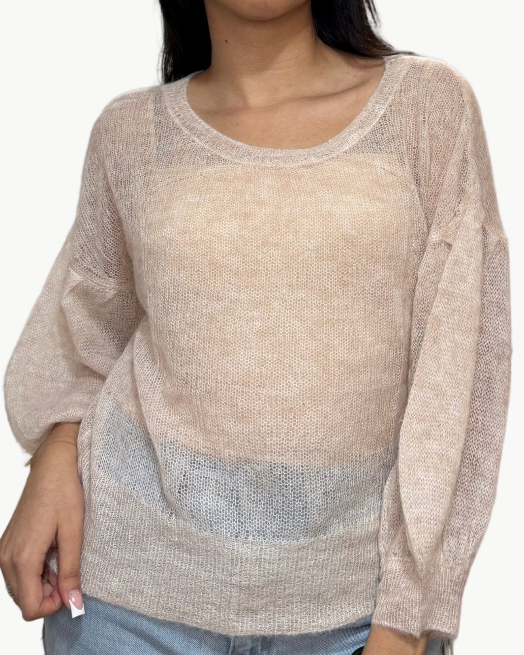 Brazeau Tricot Ballet Topper at Romi Boutique