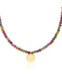 Anna Beck Multi-Color Jade Pendant Necklace at Romi Boutique
