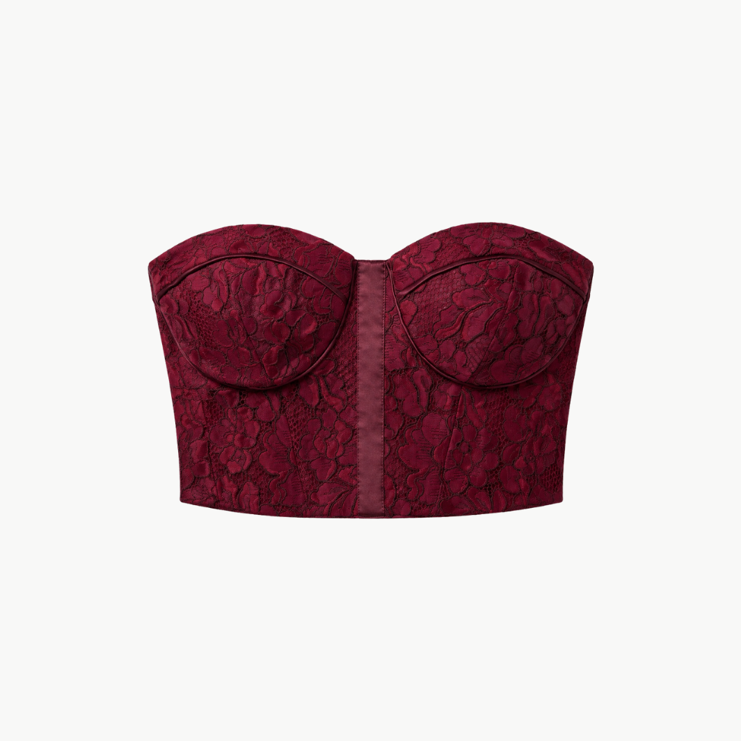 Bridges Strapless Lace Corset