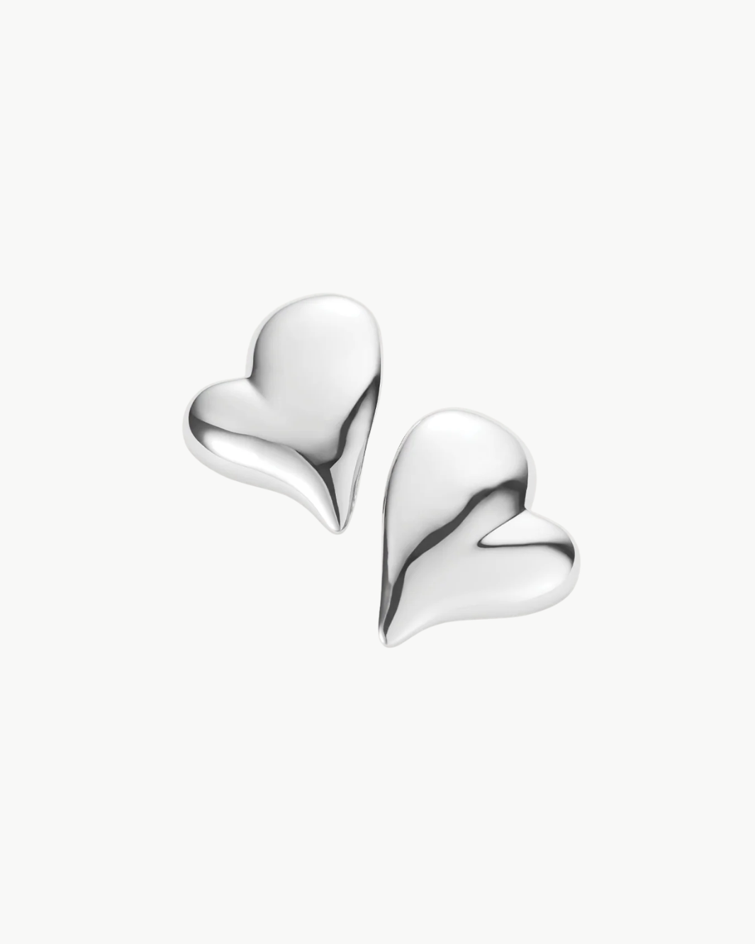 Jenny Bird Mega Art Heart Symmetrical Button Earrings at Romi Boutique