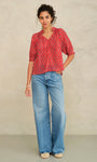Mabe Ari Gathered Top at Romi Boutique