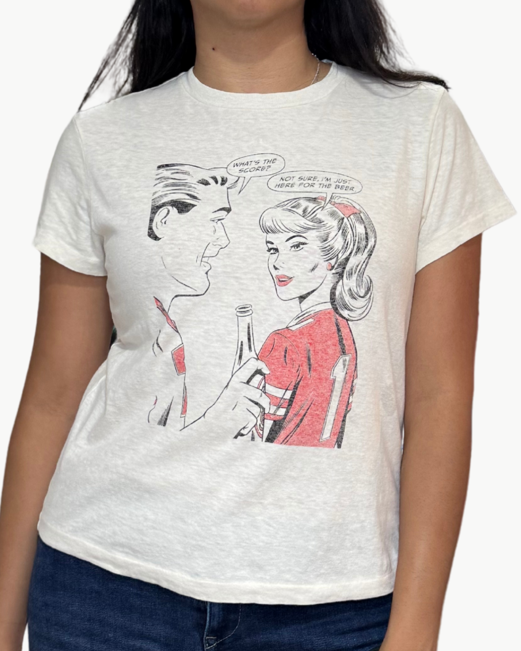 CLASSIC TEE SPORTS IN VINTAGE WHITE