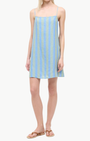 Staud LAURA LINEN MINI DRESS at Romi Boutique