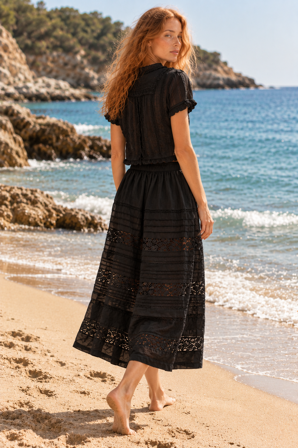 DOEN Sidra Skirt at Romi Boutique