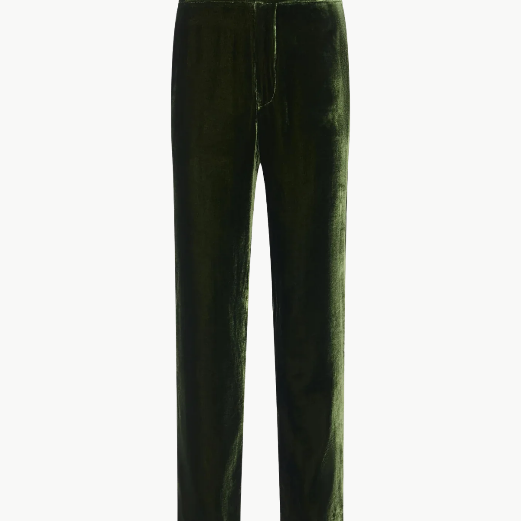 L'Agence REBEL VELVET TROUSER at Romi Boutique