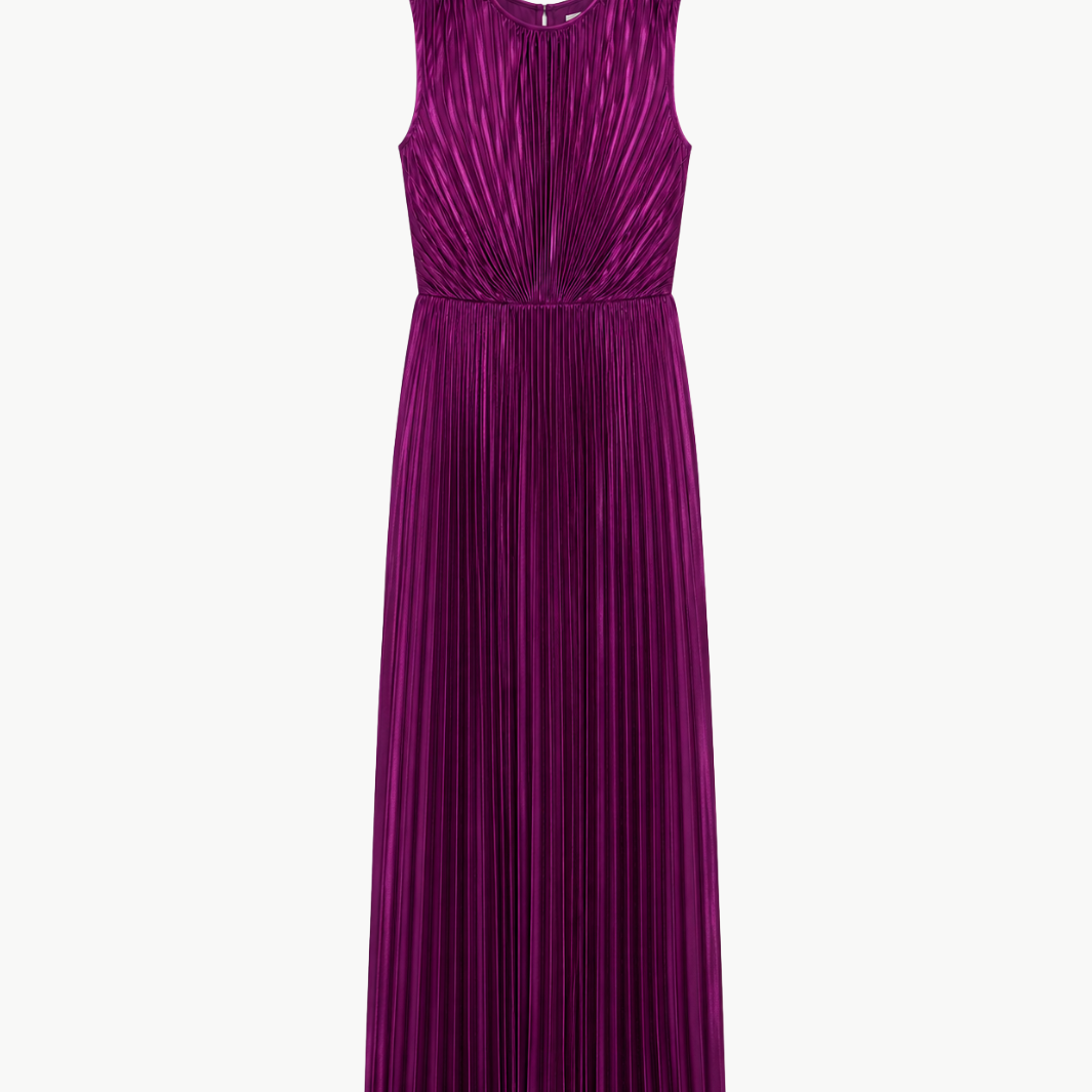Malin Short Sleeve Satin Dress