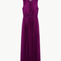 Malin Short Sleeve Satin Dress