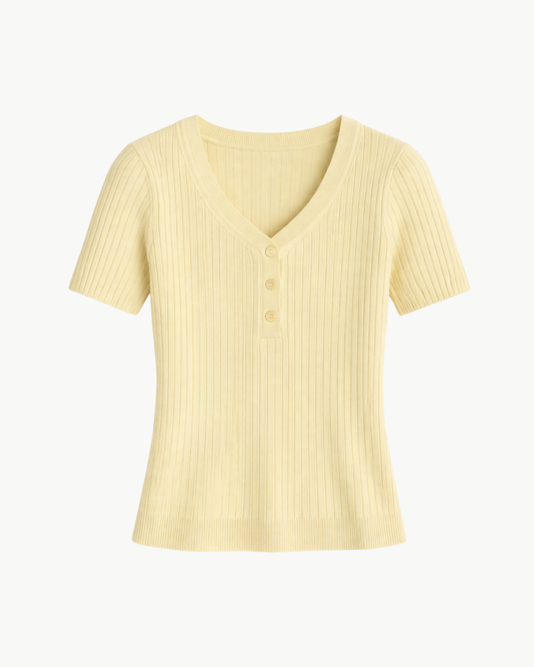 Sablyn KENNEDY V-NECK HENLEY SHORT SLEEVE at Romi Boutique