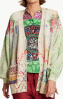 Me369 LIV LONG PRINTED CARDIGAN at Romi Boutique