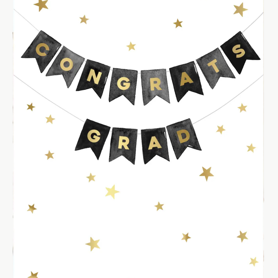 Abigail Jayne Design Banner Congrats Greeting Card at Romi Boutique