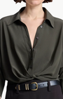 A.L.C LEO SILK TOP at Romi Boutique