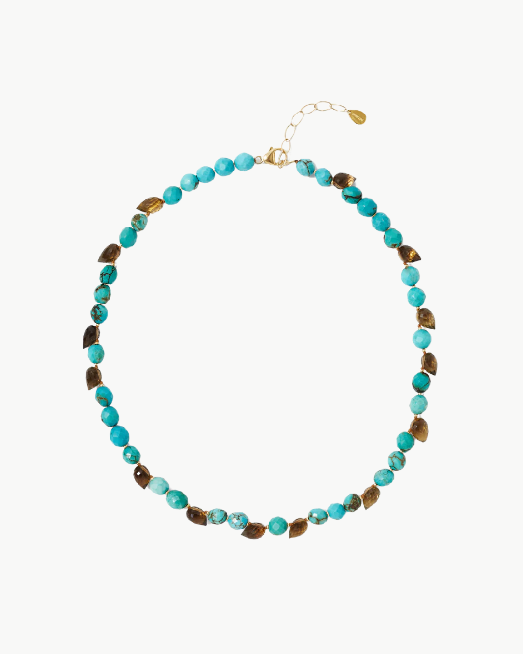 WILLA NECKLACE IN TURQUOISE MIX by Chan Luu - Romi Boutique