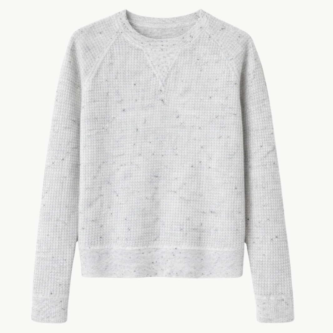 Autumn Cashmere THERMAL SWEATSHIRT at Romi Boutique