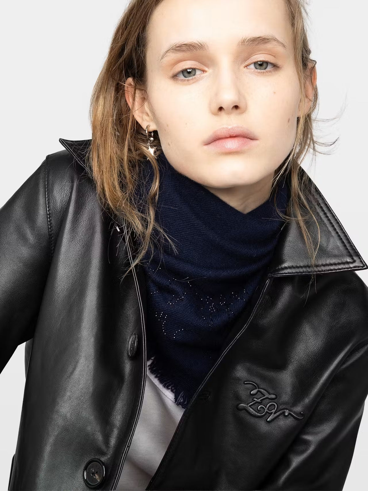 Mini Stevie Strass Western Scarf