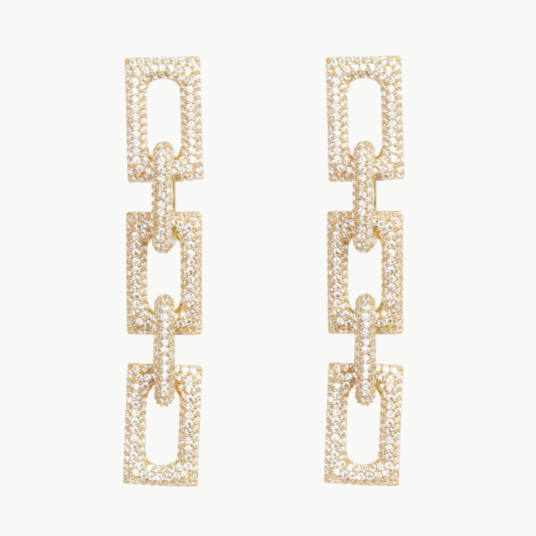 NICKHO REY Flat Block Earrings at Romi Boutique