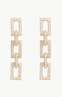 NICKHO REY Flat Block Earrings at Romi Boutique