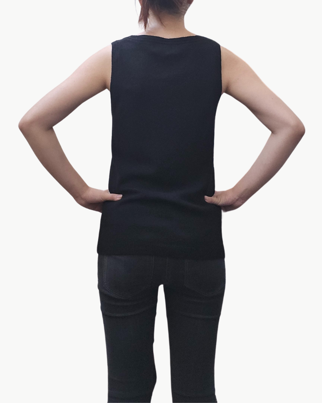 VIOLETTE CASHMERE TANK IN BLACK by 27 Miles - Romi Boutique