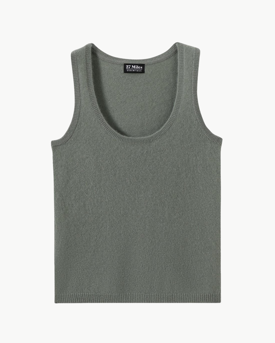 VIOLETTE CASHMERE TANK IN SAGE by 27 Miles - Romi Boutique