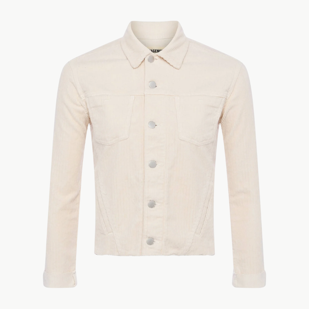 L'Agence JANELLE SLIM RAW JACKET at Romi Boutique