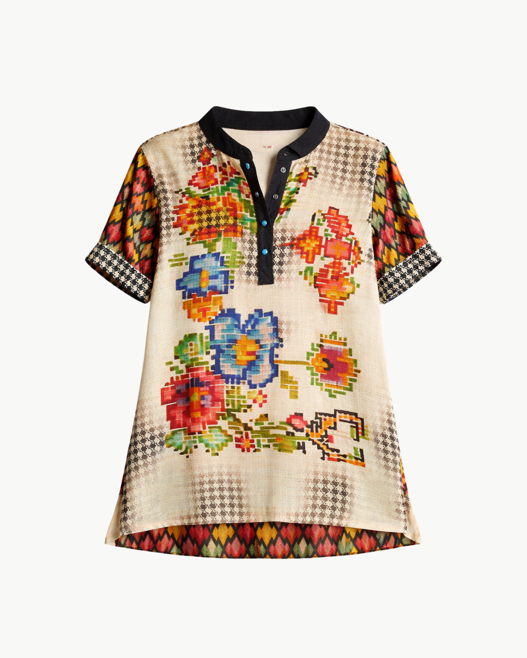 Me369 MYLA COLLAR SHIRT at Romi Boutique