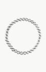 Alexa Leigh 5MM BALL BRACELET IN SILVER at Romi Boutique