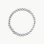 Alexa Leigh 5MM BALL BRACELET IN SILVER at Romi Boutique